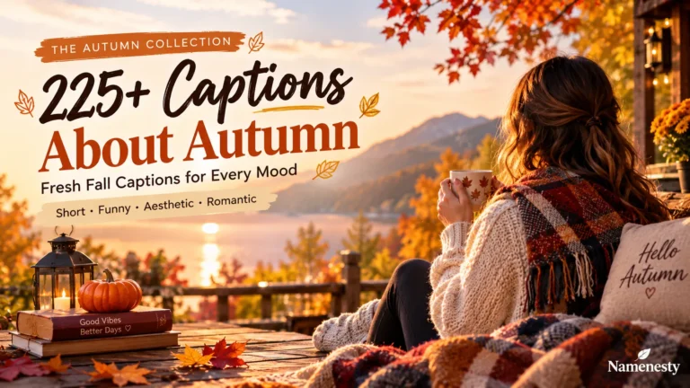 Captions About Autumn