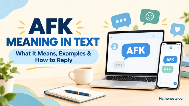 AFK Meaning in Text
